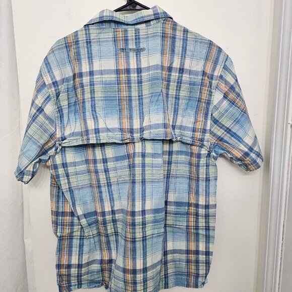 Clear Water Outfitters 100% Cotton XL Short Sleeve Button Front Casual Shirt - Picture 2 of 9